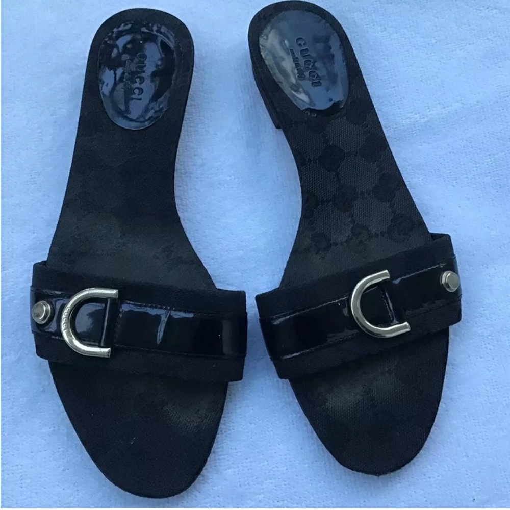 Vintage Gucci slip-on, still in wearable condition.